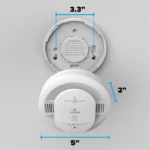 Smart Smoke + CO Alarm, 2 AA Battery Powered - Image 2