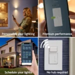 Decora Smart Dimmer Switch, Wi-Fi, Works with Matter, My Leviton, Alexa, Google Assistant, Apple Home/Siri & Wired or Wire-Free 3-Way, Neutral Wire Required, D36HD-1RW, White (Copy) - Image 4