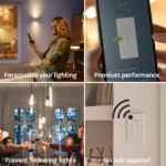 Decora Smart Dimmer Switch, Wi-Fi, Works with Matter, My Leviton, Alexa, Google Assistant, Apple Home/Siri & Wired or Wire-Free 3-Way, Neutral Wire Required, D36HD-1RW, White - Image 2