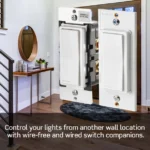 Decora Smart Switch, Wi-Fi, Works with Matter, Alexa, Google Assistant, Apple Home/Siri & Wired or Wirefree 3-Way, Neutral Wire Required, D315S-1RW, White - Image 4